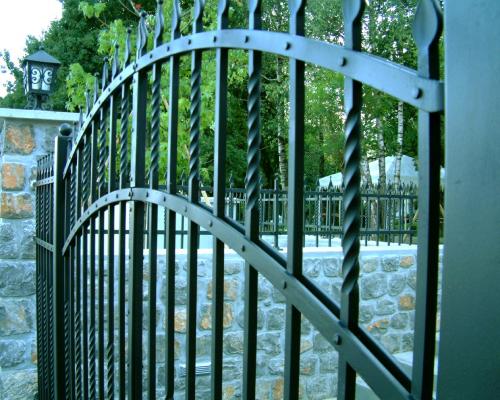 Custom Forged fence