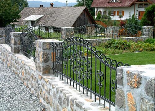 Forged Steel Garden Fence