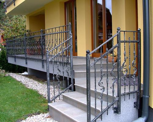 Forged steel balcony