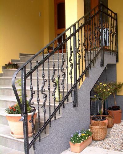 Forged steel balcony